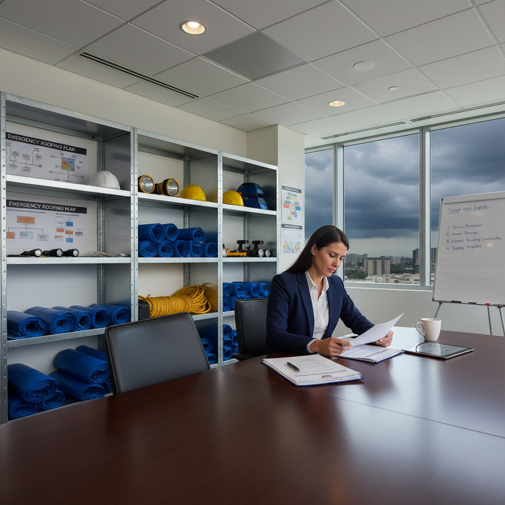 Commercial Roof Emergency Response Plans: Pre-Storm Preparation Guide for Texas Building Owners