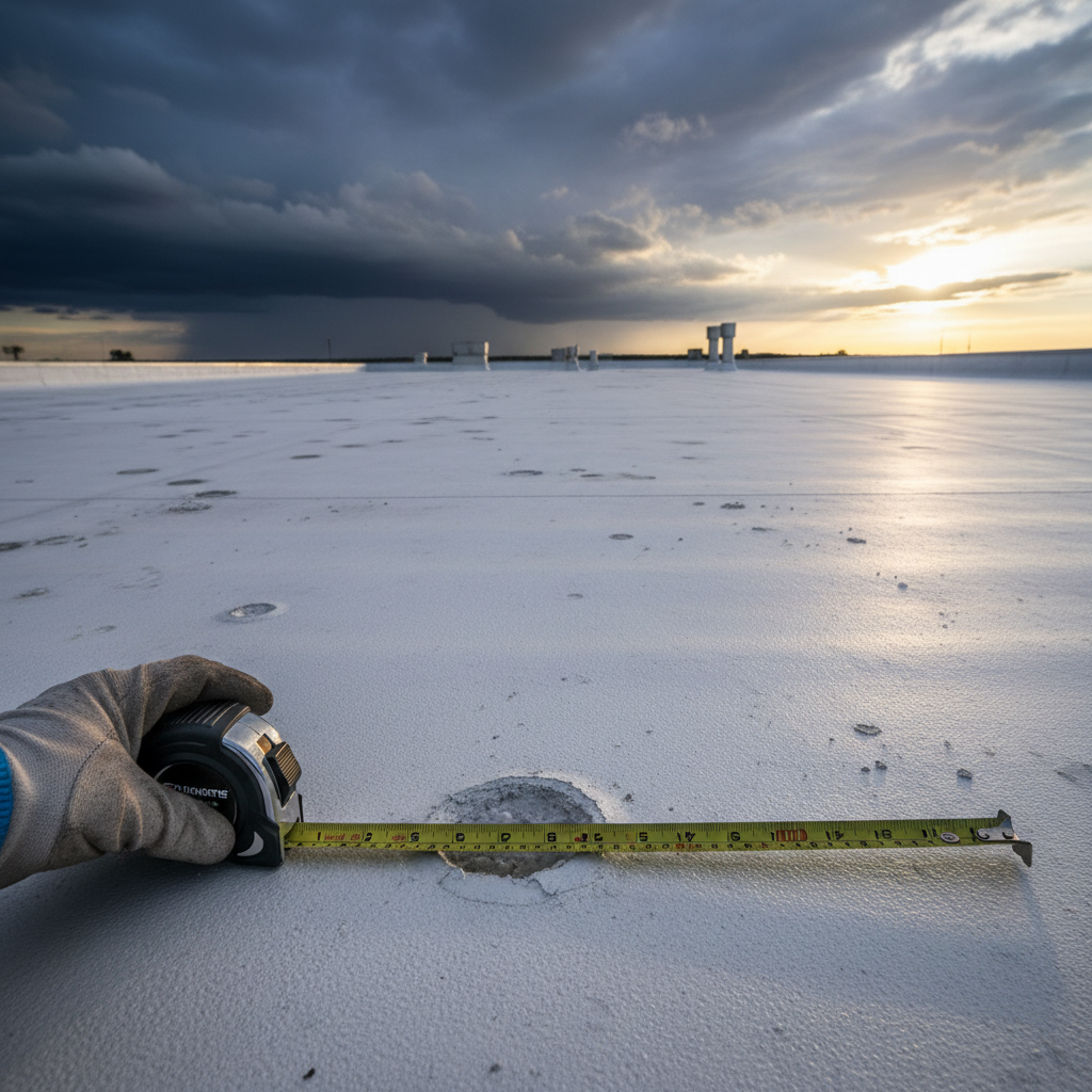 How to Document Commercial Roof Hail Damage for Insurance Claims in Texas: A Step-by-Step Guide for Facilities
