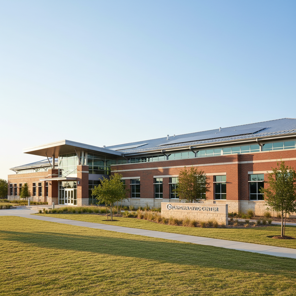 A Texas school building with a high-quality commercial roof installed through a TIPS contract.