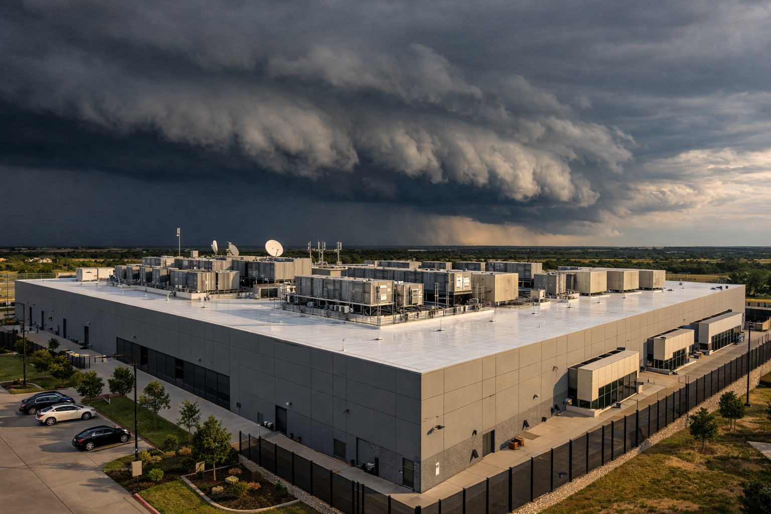 Data Center Roof Protection: Preventing Hail Damage in Texas and Oklahoma
