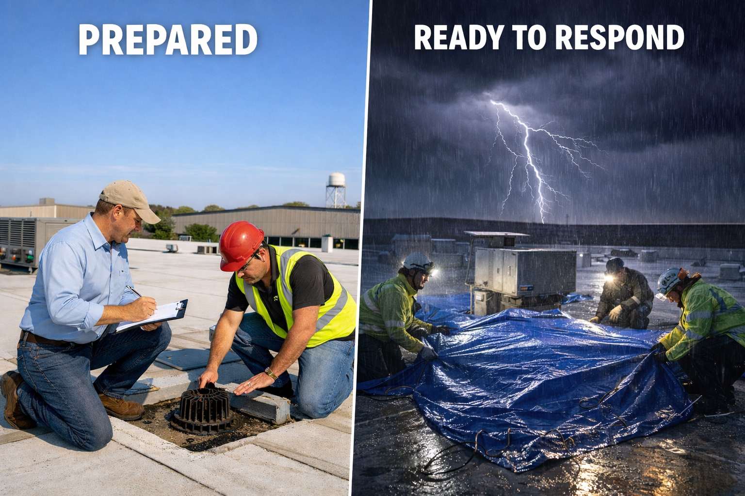 Building a Commercial Roof Emergency Response Plan: What Texas and Oklahoma Facility Managers Need Before the