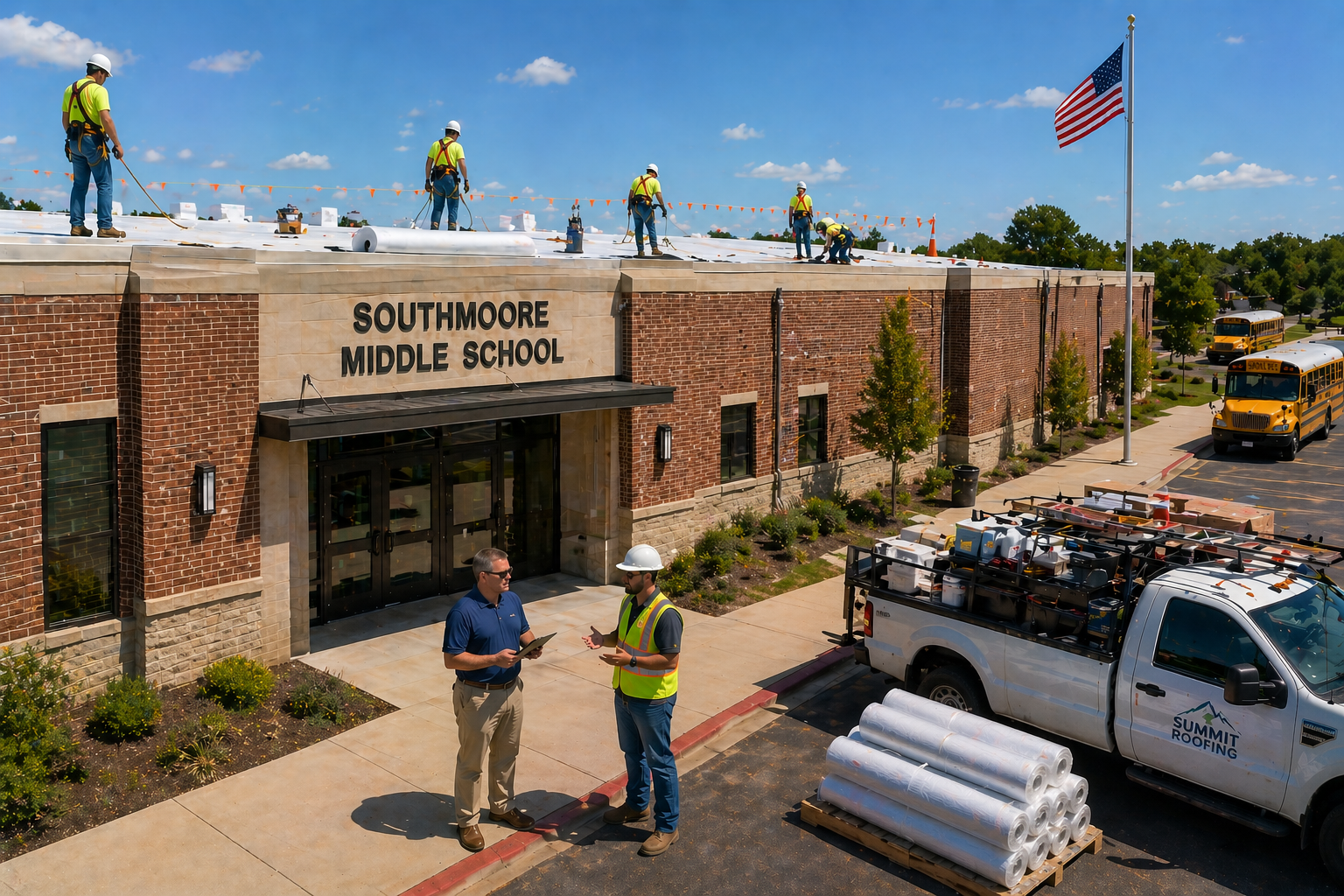 TIPS Cooperative Purchasing for School and Government Roofing in Texas and Oklahoma